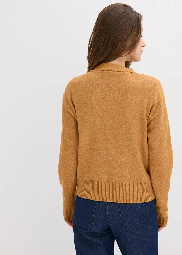 Gilet en maille oversize, bonprix