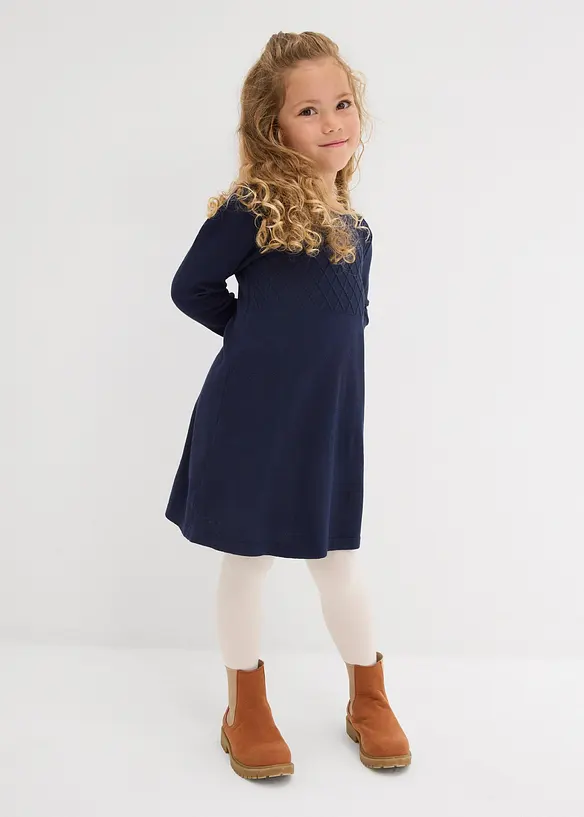 Robe en maille, bonprix