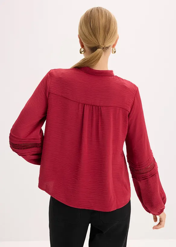 Oversize-Bluse mit Verzierungen, bonprix