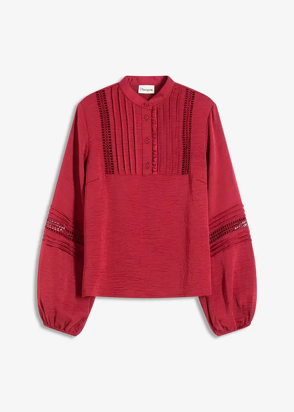 Oversize-Bluse mit Verzierungen, bonprix
