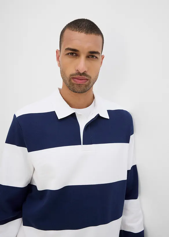 Polo de rugby 100% coton, bonprix
