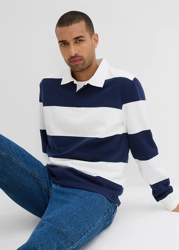 Polo de rugby 100% coton, bonprix