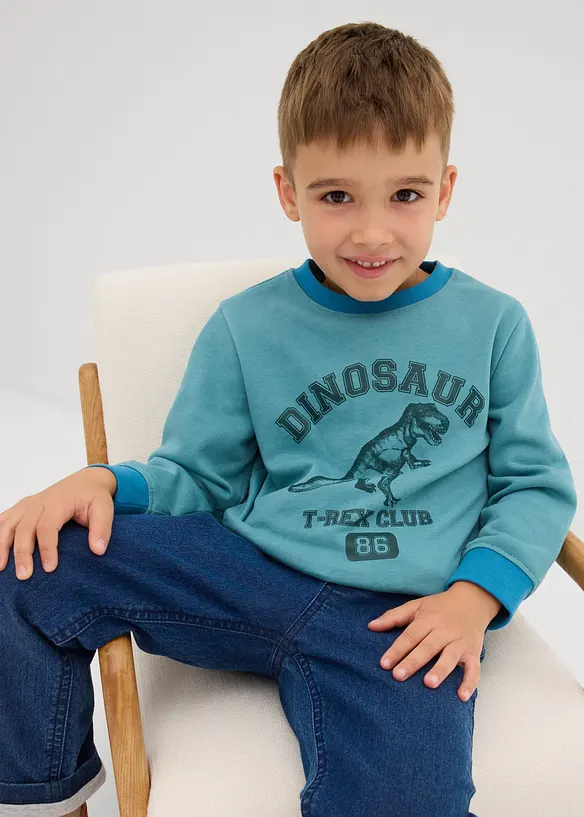 Sweatshirt aus weichem Baumwoll-Mix, bonprix