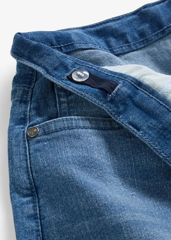 Jean à taille réglable, coupe droite et loose, bonprix