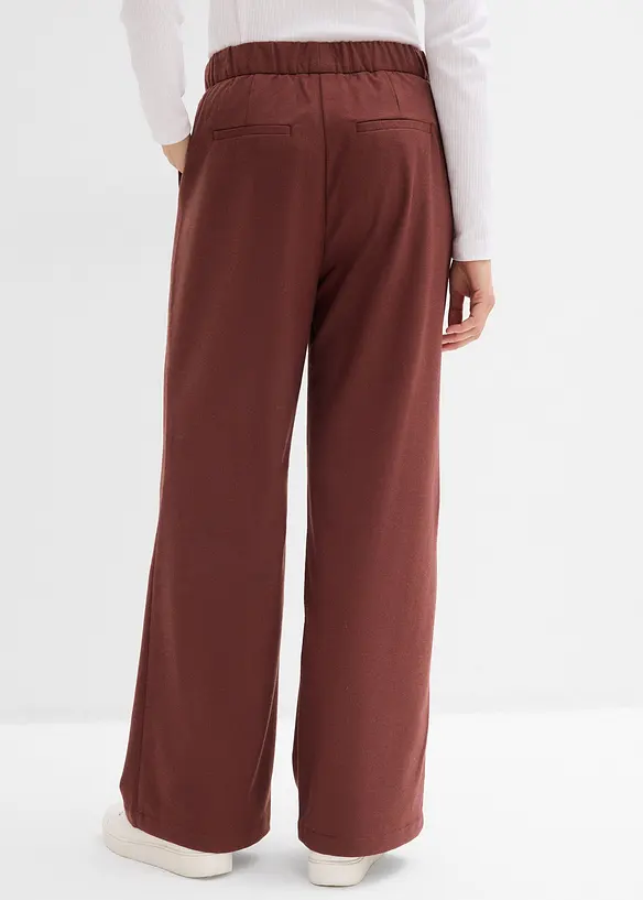 Pantalon ample, aspect laine, bonprix