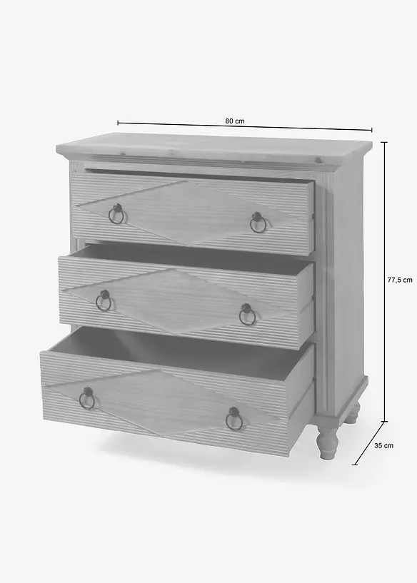 Commode à tiroirs, bonprix