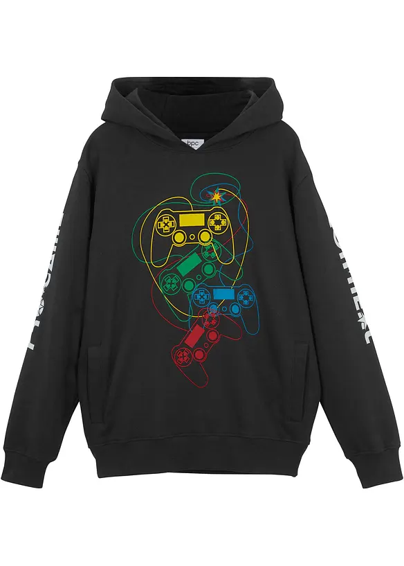 Sweat à capuche 100% coton, bonprix