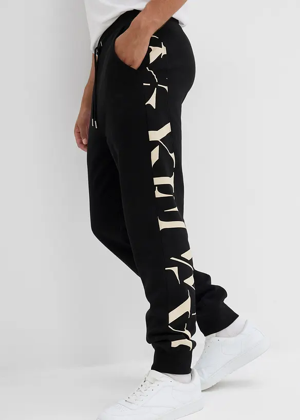 Sweathose mit Einsatz, Regular Fit, bonprix