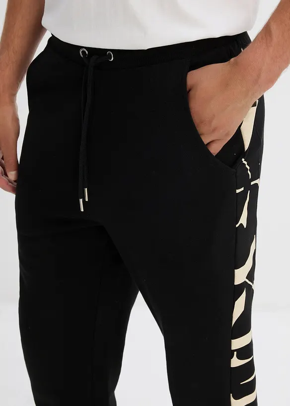 Sweathose mit Einsatz, Regular Fit, bonprix