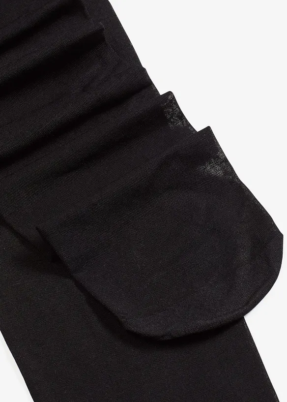 Collant semi-opaque sculptant à effet push-up + ceinture confort, 30 DEN, bonprix