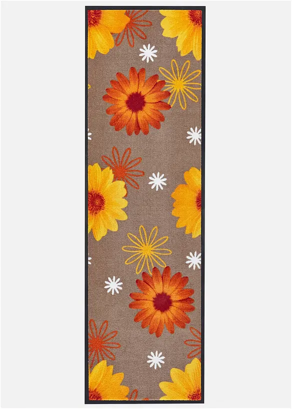 Fußmatte mit Blumenmotiv, bonprix