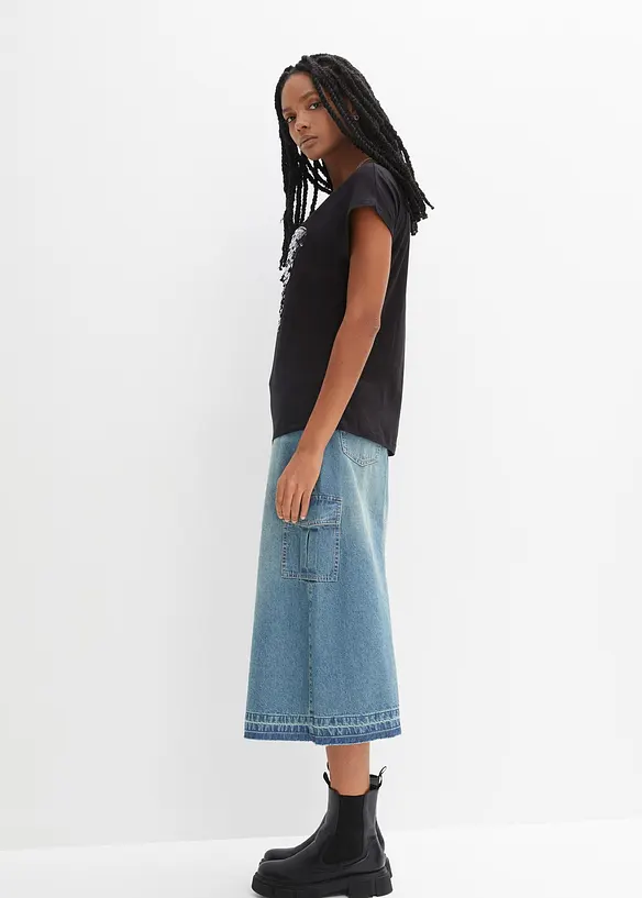 T-shirt à sequins, bonprix