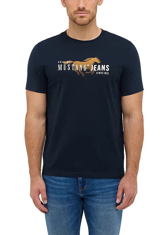 T-shirt Austin de Mustang 100% coton, Mustang Jeans