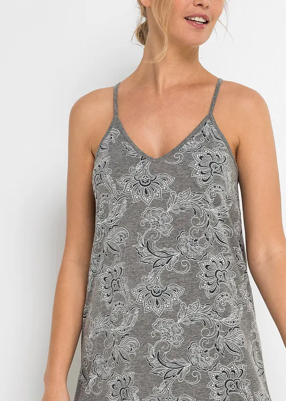 Chemise de nuit à bretelles spaghetti, bonprix