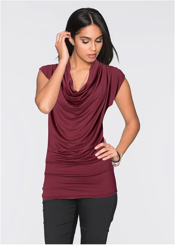 Shirt aus Viksose-Mix, bonprix