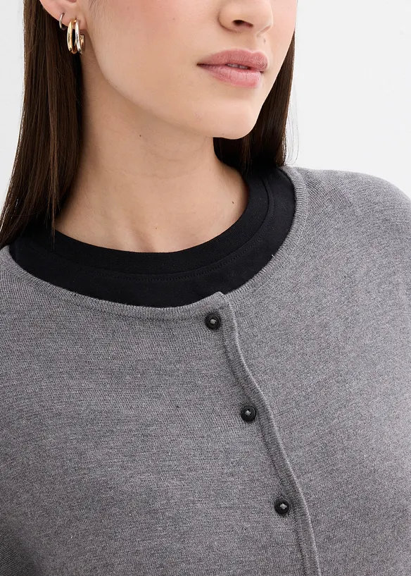 Taillierte Strickjacke aus Viskose-Mix, bonprix