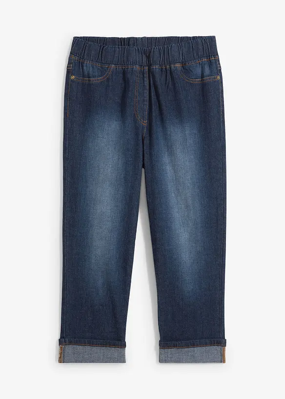 Jean Slim, taille mi-haute, coton, bonprix