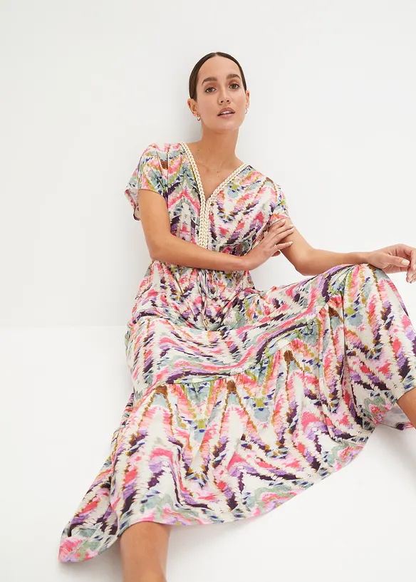 bedrucktes Maxikleid, bonprix