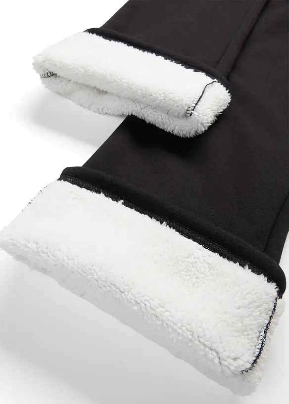 Pantalon de jogging fonction thermo avec doublure polaire, ample, bonprix