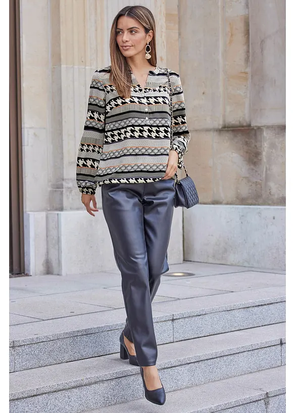 Lederimitat-Schlupfhose, bonprix