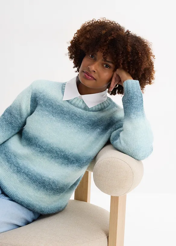 Pull à dégradé de couleurs, bonprix
