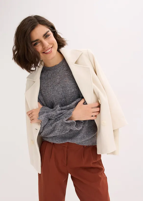 Ajour-Strickpullover, bonprix