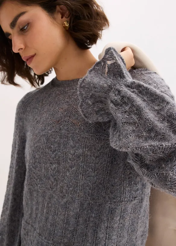 Ajour-Strickpullover, bonprix