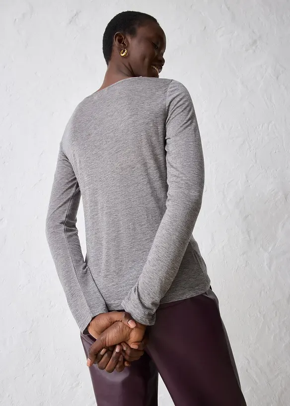 Shirt mit Wolle, bonprix