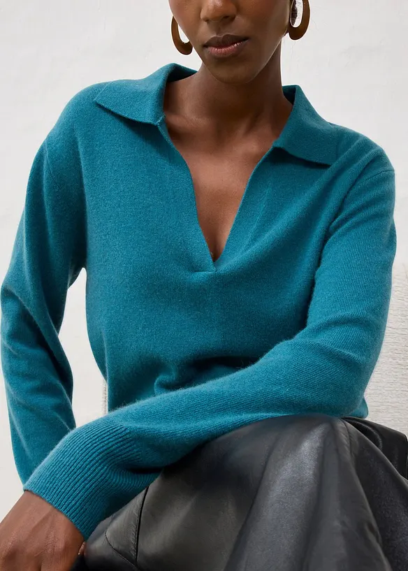 Cashmerepullover mit Good Cashmere Standard®-Anteil, bonprix