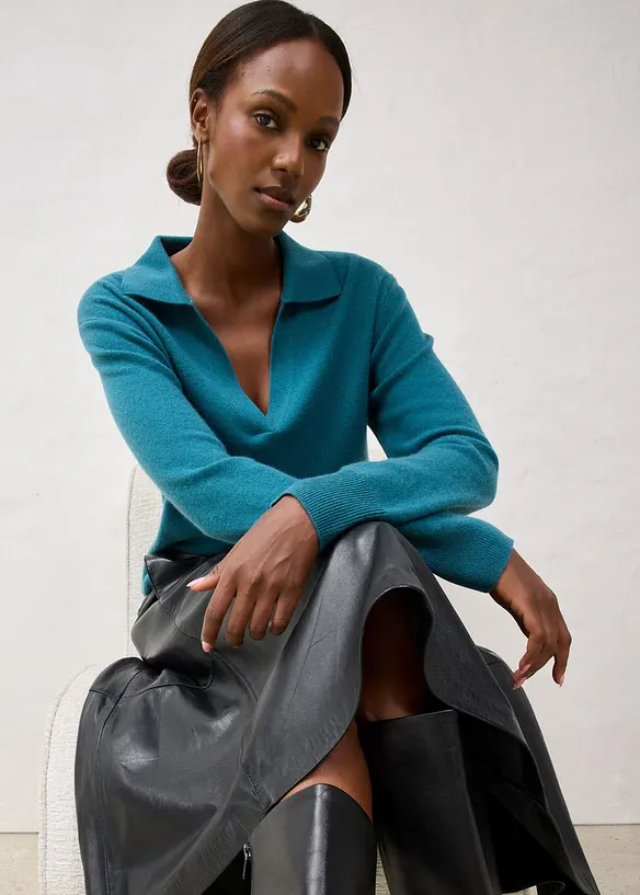 Cashmerepullover mit Good Cashmere Standard®-Anteil, bonprix