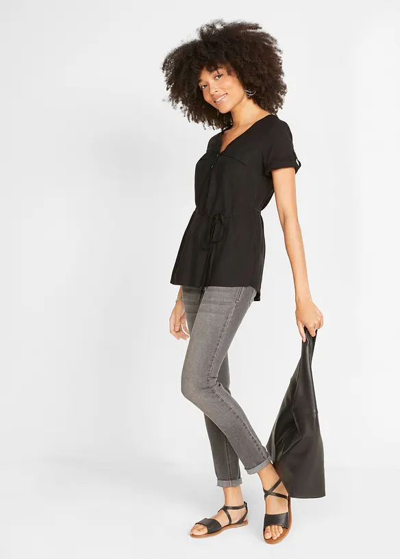 Blouse de grossesse et d'allaitement en viscose fluide, bonprix