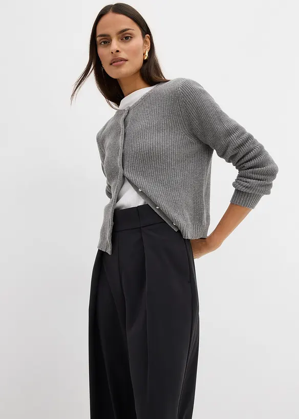 Ausgestellte Bundfaltenhose, bonprix