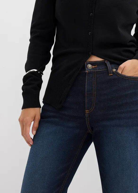 Jean bootcut, taille mi-haute, bonprix