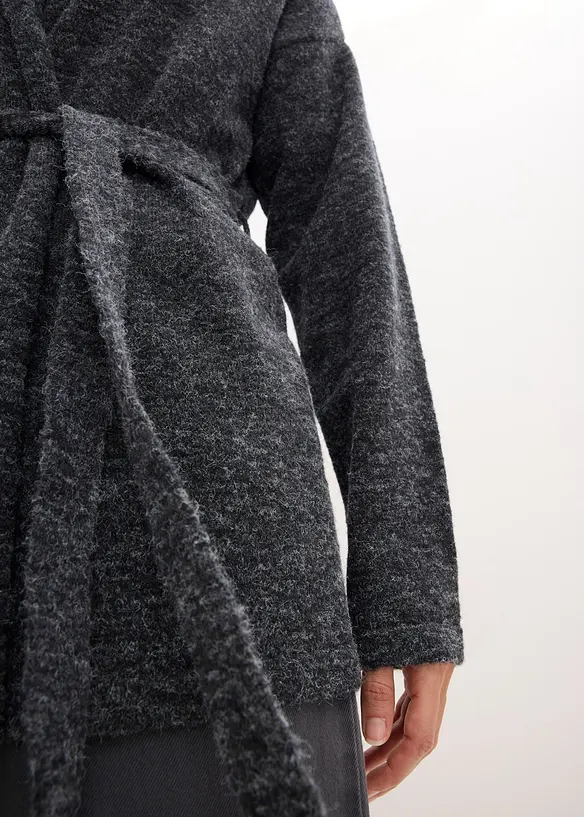 Strickjacke aus flauschigem Hairy Knit, bonprix
