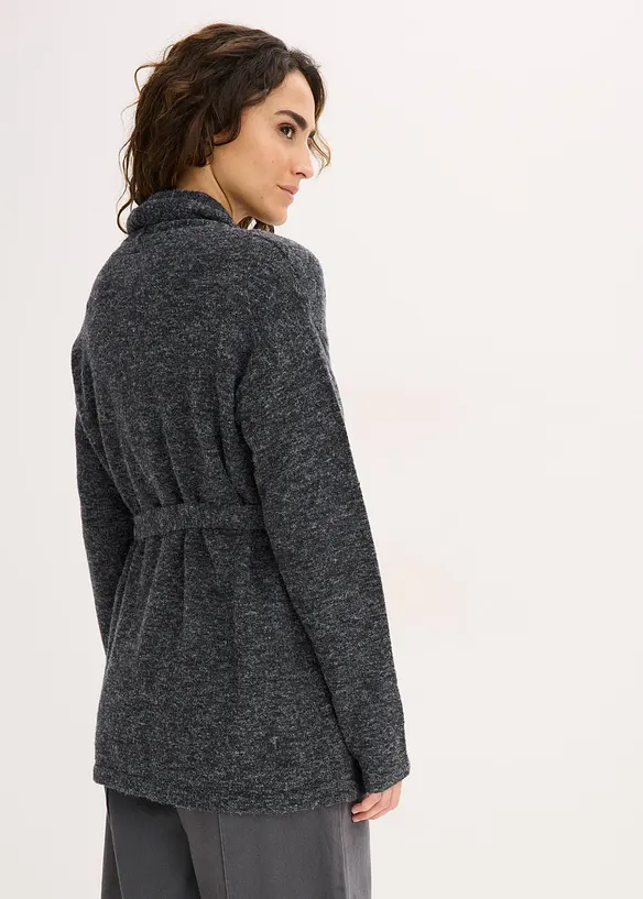 Strickjacke aus flauschigem Hairy Knit, bonprix