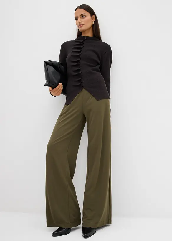 Palazzo-Hose aus bequemen Punto di Roma, bonprix
