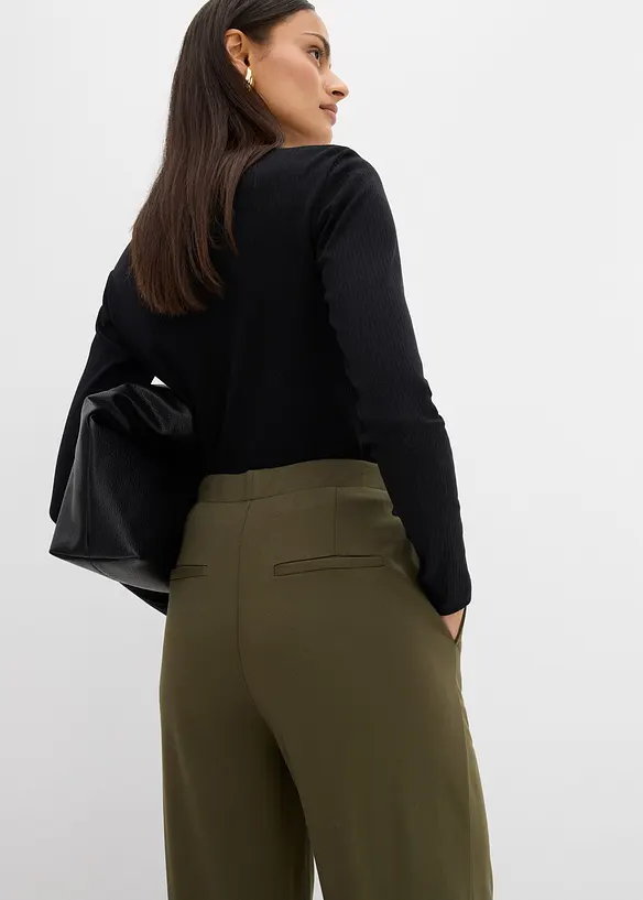 Palazzo-Hose aus bequemen Punto di Roma, bonprix