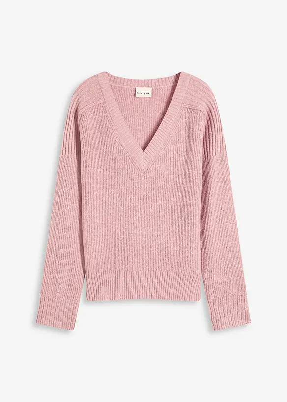 Pull col V, bonprix