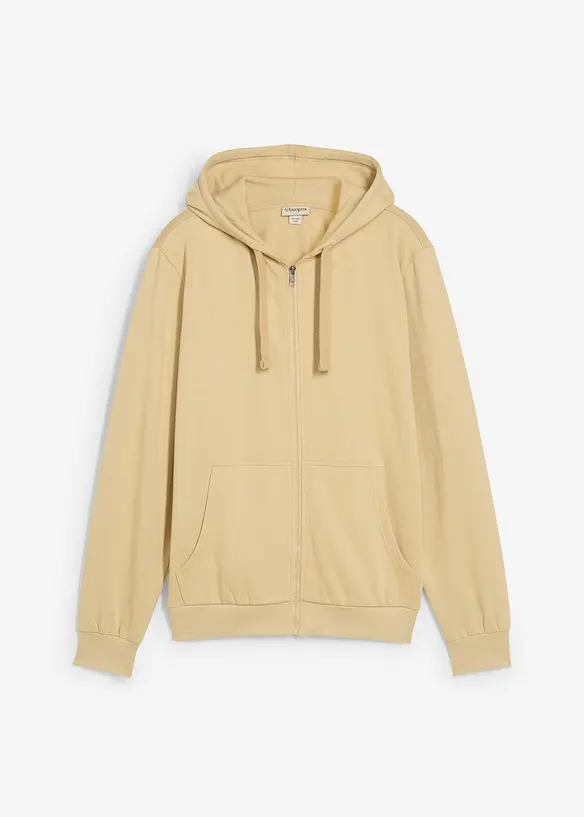 Sweat zippé à capuche, bonprix