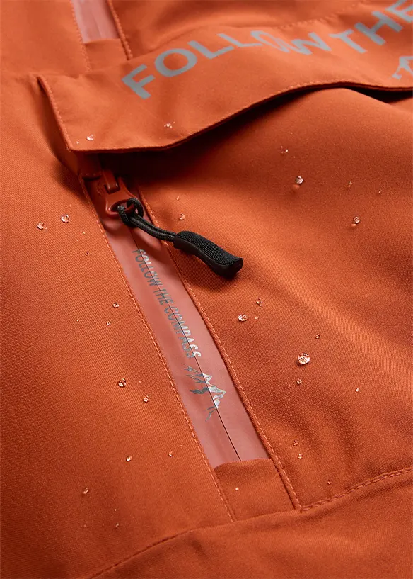 Veste technique imperméable à enfiler avec doublure polaire, bonprix