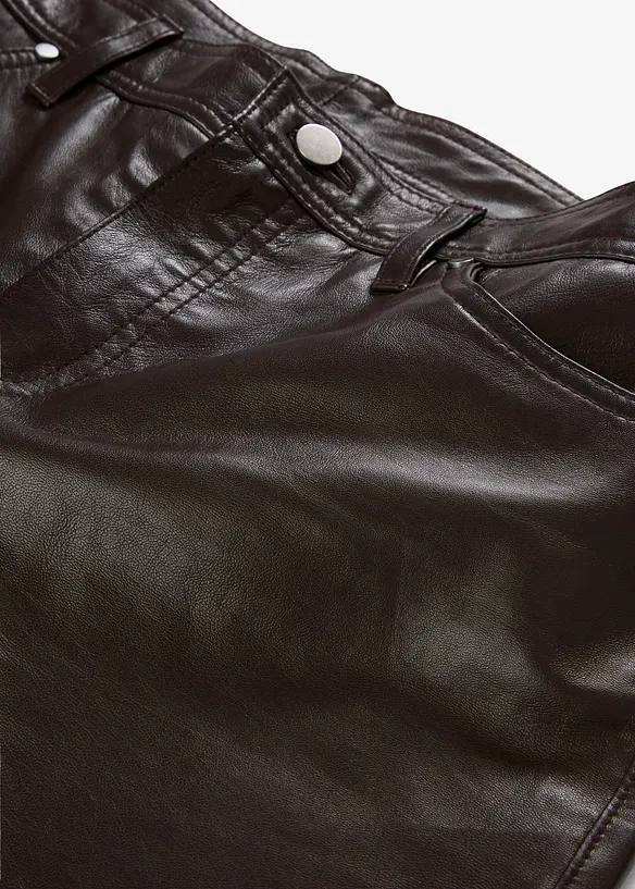 Pantalon en cuir nappa d’agneau, bonprix