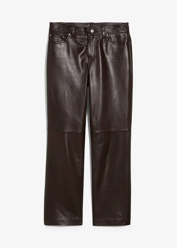 Pantalon en cuir nappa d’agneau, bonprix