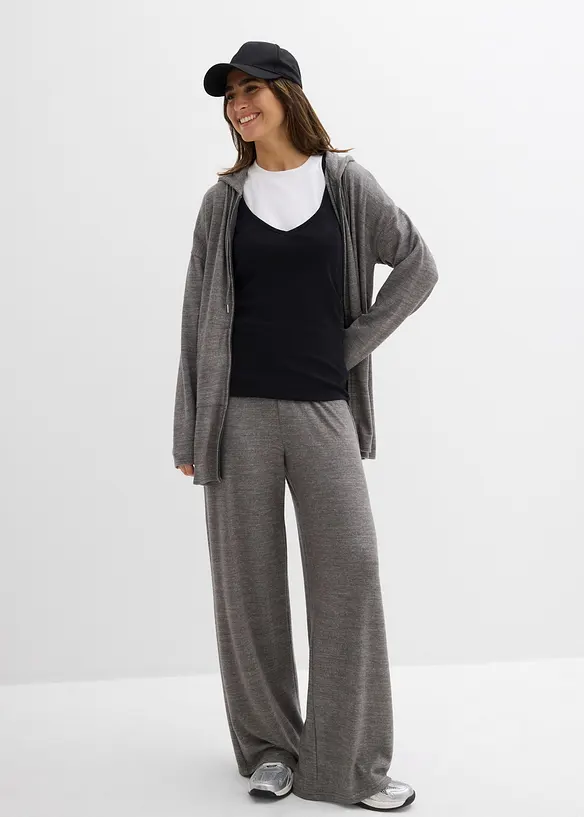 Gilet en fine maille de viscose, bonprix
