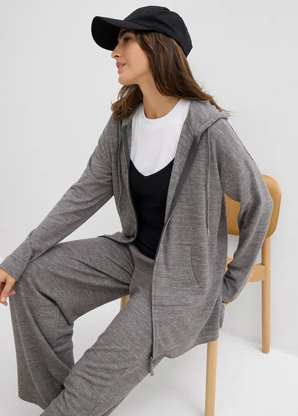 Gilet en fine maille de viscose, bonprix