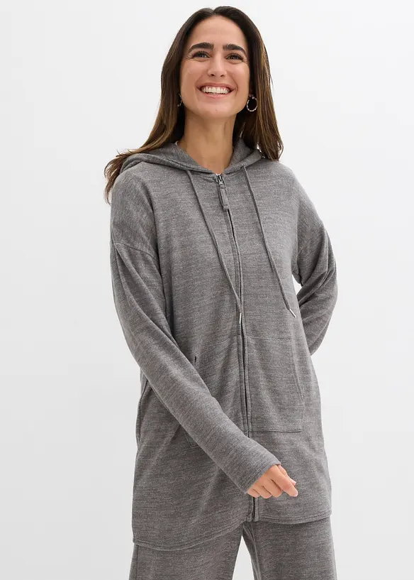 Gilet en fine maille de viscose, bonprix