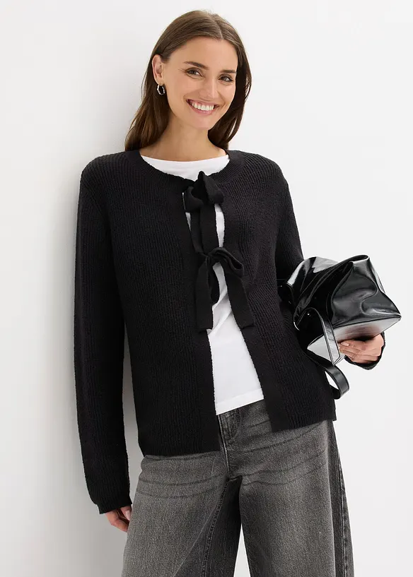 Strickjacke aus Baumwoll-Mix, bonprix