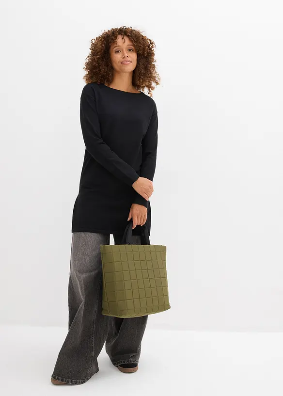 Longpullover mit recycelter Baumwolle, bonprix