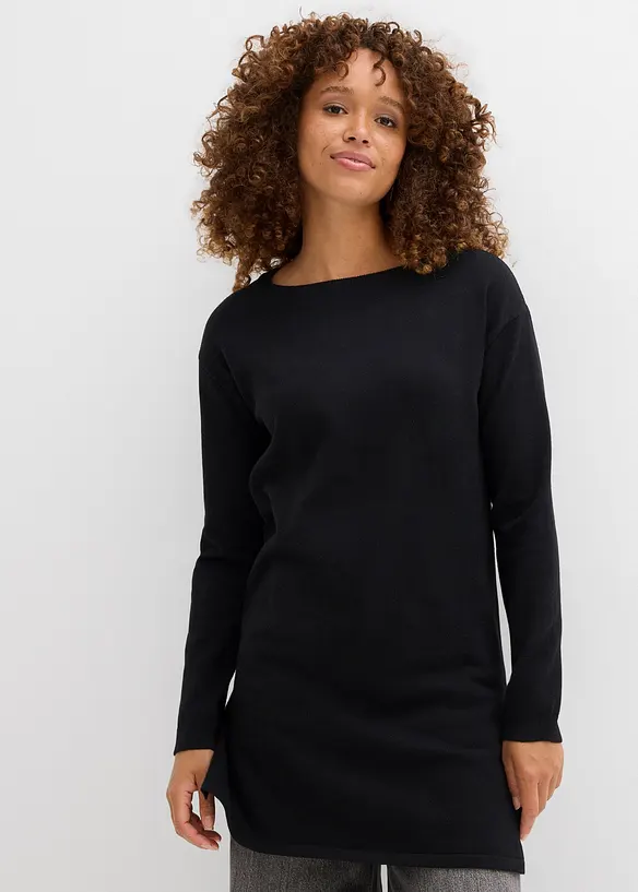 Longpullover mit recycelter Baumwolle, bonprix