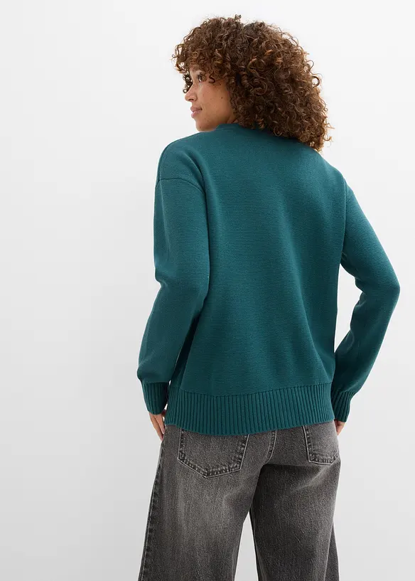 Milano Rib-Feinstrickjacke, bonprix