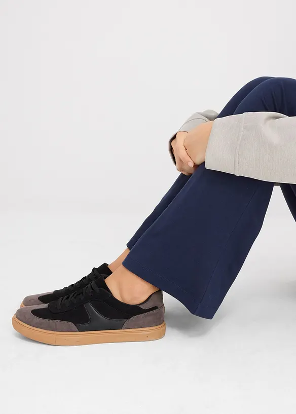 Schlaghose aus Bio-Baumwolle mit Stretch, bonprix